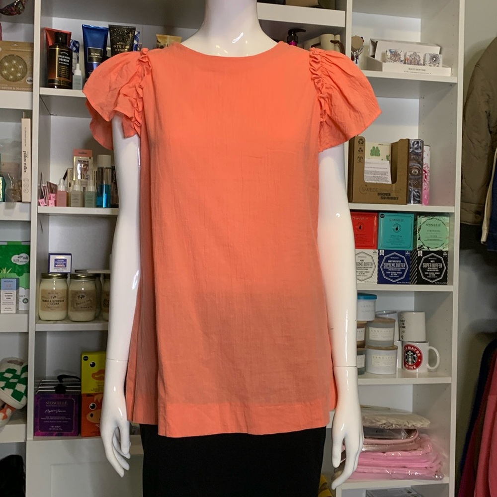 Nnesix Coral Crepe Tunic